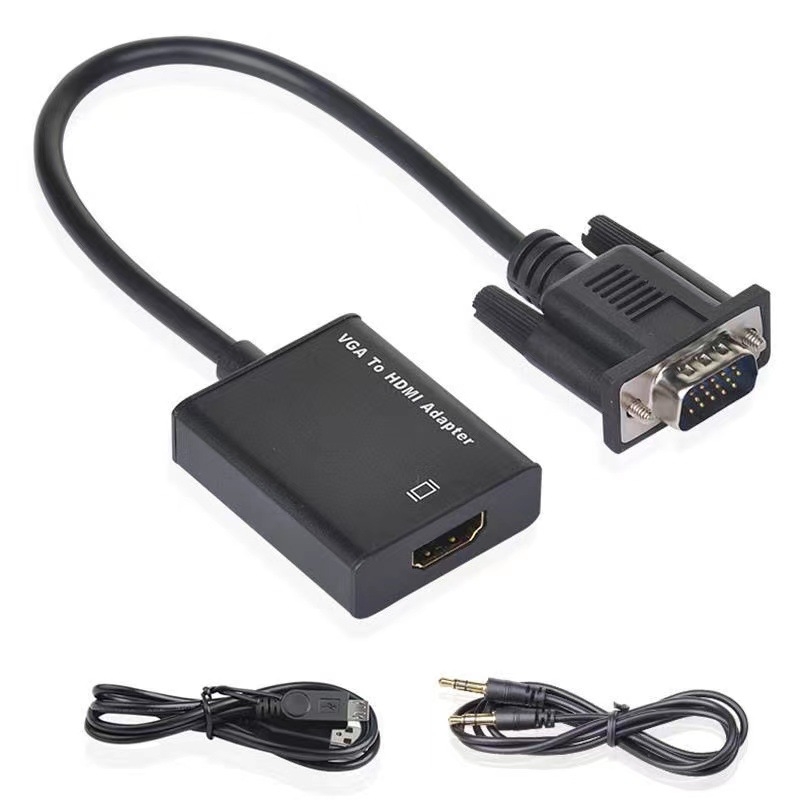 VGA na HDMI pretvarač, 1080p, kompatibilan s Windows XP, daljinsko buđenje, upravljanje napajanjem