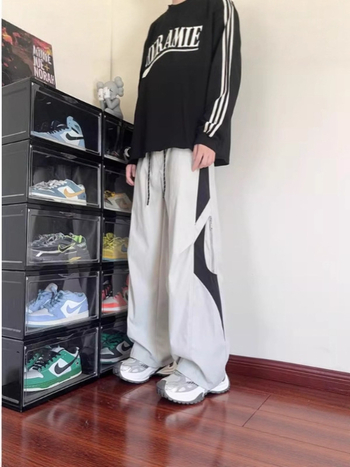 Pantaloni cargo casual pentru bărbați, croială dreaptă, închidere cu șnur și curea, material poliester ≥90%, toamnă