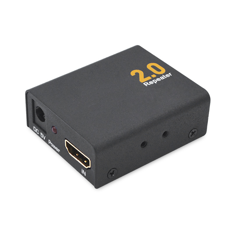 HDMI 2.0 Repeater, amplificator de semnal 4K, KYHDE01 mini extensor cu gestionare a energiei