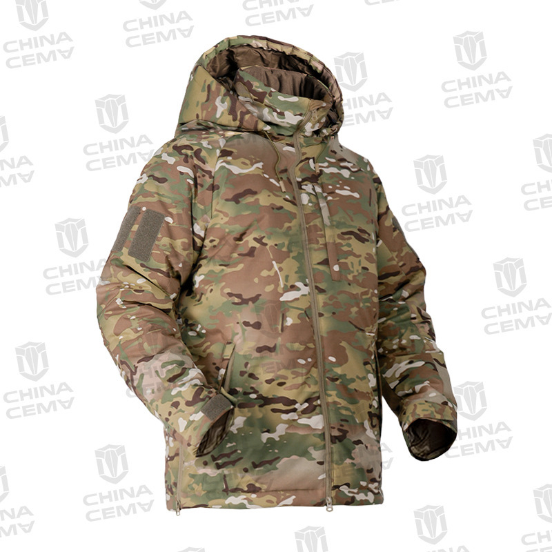 Zimska maskirna topla jakna, smjesa kemijskih vlakana, otporna na vjetar i topla, unisex
