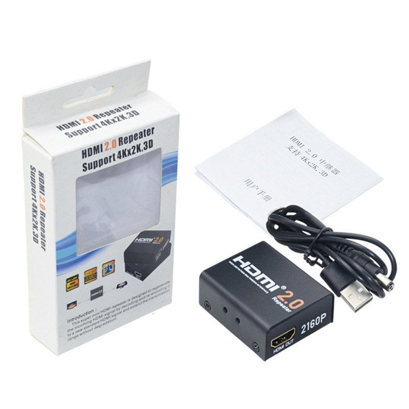 HDMI 2.0 Extender i Repeater, 4K60Hz, HDMI produženje, ženski-ženski spoj, model AYM-22V14