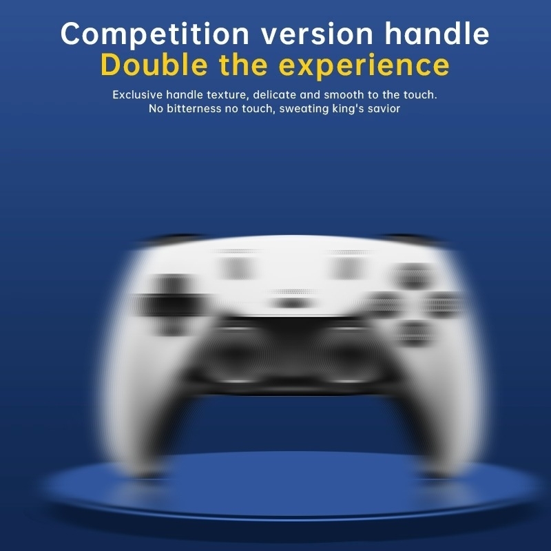 GS5 Pro Consolă de jocuri retro pentru televizor, mini, cu controler cablat, Android 13, USB, ieșire AV, pentru doi jucători, dimensiuni 8×2,5×12 cm