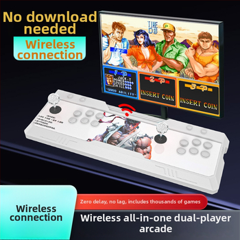 Kućna bežična arkadna igra konzola s TV priključkom, dvoigrački joystick borbeni stroj, ABS kućište, King of Fighters