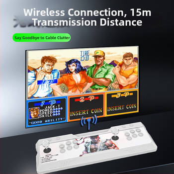Kućna bežična arkadna igra konzola s TV priključkom, dvoigrački joystick borbeni stroj, ABS kućište, King of Fighters