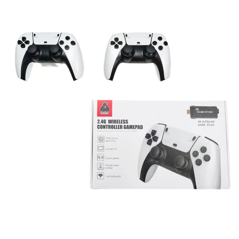 M8Pro kućna konzola za igre s dva kontrolera, HDMI podrška, PS1 retro kutija za igre, dvostruka konzola za dva igrača, nostalgički model