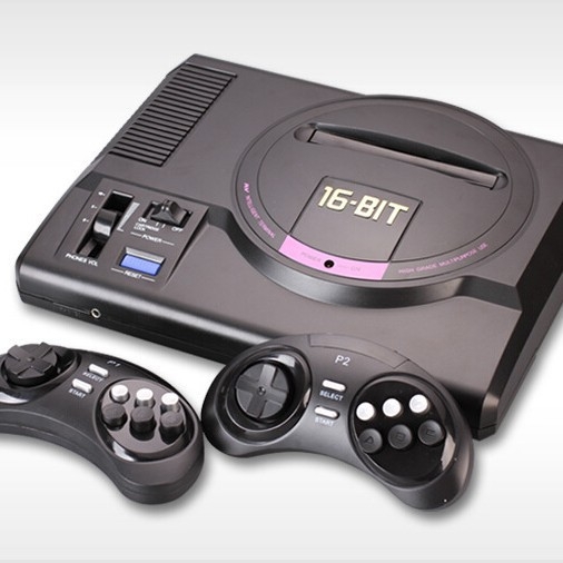 Nostalgična MD Generacija 16-bitna HD igra konzola s karticom, bežični kontroler, HDMI/AV izlaz (16-bit, HD, kartica, bežični kontroler, HDMI/AV)