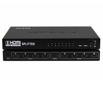 HDMI splitter 1x8, 4K ogledno prikazivanje na osam zaslona