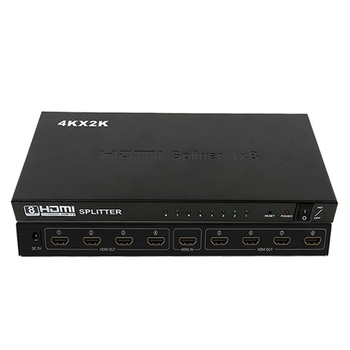 HDMI splitter 1x8, 4K ogledno prikazivanje na osam zaslona