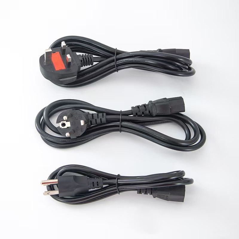 Захранващ кабел за компютри, монитори и принтери, Британски стандарт, Zoxing, PVC изолация, UKCA сертифициран, за домашен офис