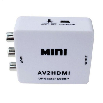 AV to HDMI pretvarač s RCA na HDMI, 1080P, daljinsko buđenje,prekidač/rasporednik