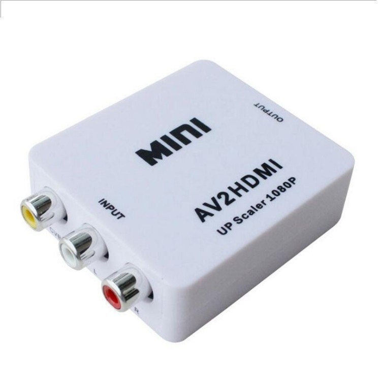 AV to HDMI pretvarač s RCA na HDMI, 1080P, daljinsko buđenje,prekidač/rasporednik