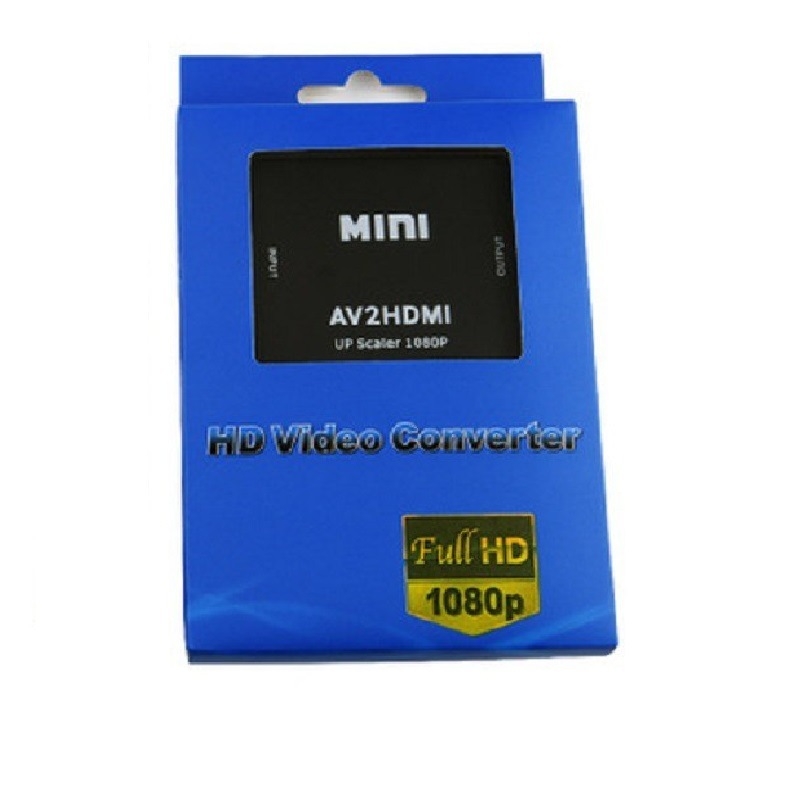 AV to HDMI pretvarač s RCA na HDMI, 1080P, daljinsko buđenje,prekidač/rasporednik