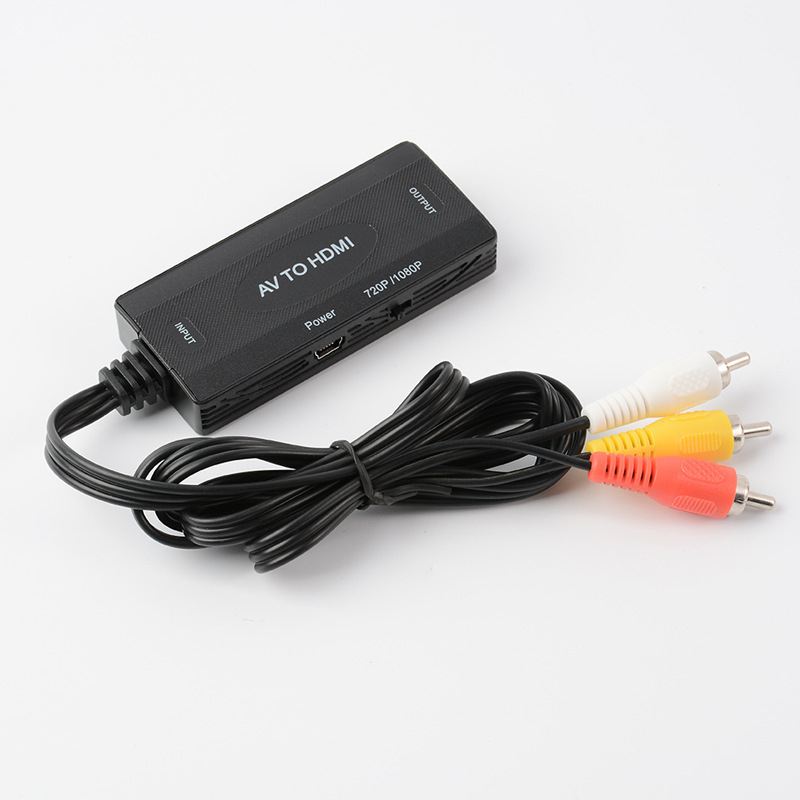 Convertor AV la HDMI / HDMI la AV, 1080p, cablu de 1 m, model HJY-51, Suport pentru gestionarea alimentării