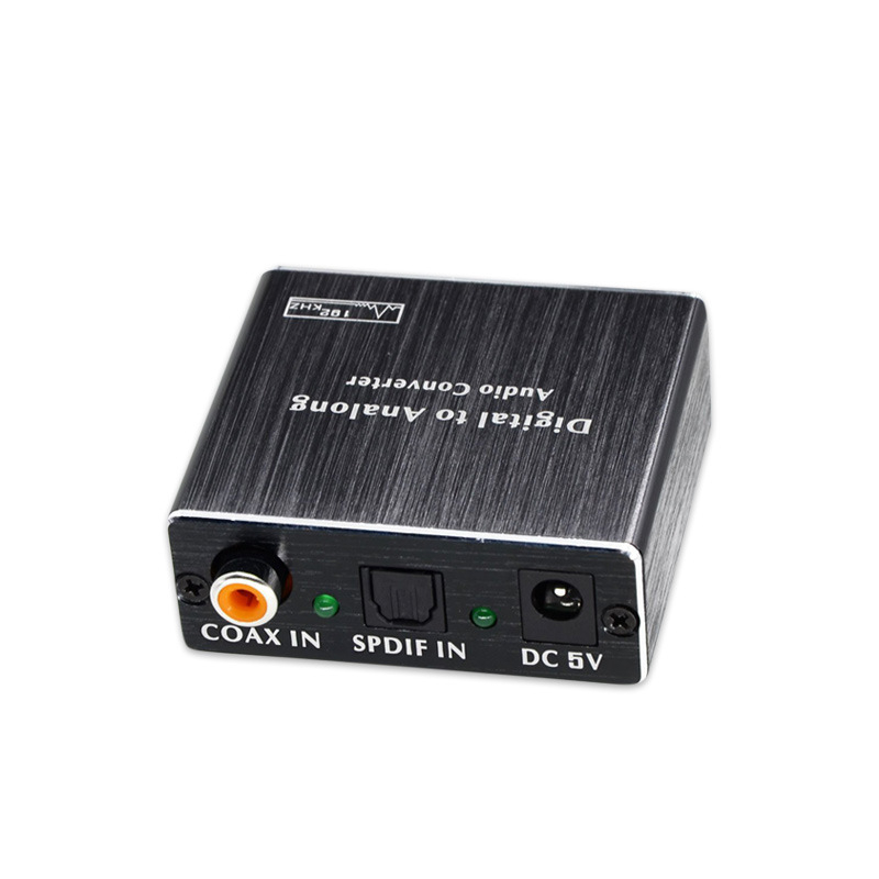 DAC202 Convertor Digital-Analog cu Suport 5.1 Dolby DTS, Intrări Optice și Coaxiale, Activare de la Distanță, Compatibil înapoi