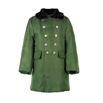 Jachetă din bumbac pentru copii în stil militar, căptușită cu fleece, termică, culoare solidă, iarnă, unisex