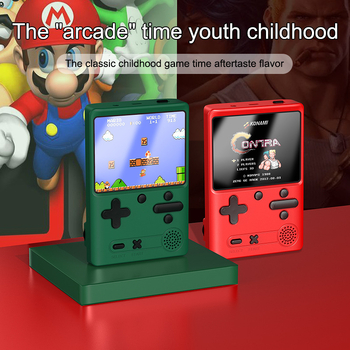 Consolă portabilă de jocuri M6, cu 500 jocuri clasice încorporate, ecran color HD, 8GB stocare, ieșire AV, modul pentru un singur jucător