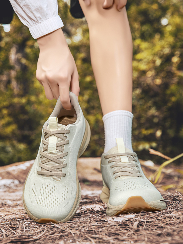 Pantofi outdoor unisex Flyknit Mesh, talpă EVA, talpă din cauciuc, căptușeală din plasă, talpă joasă