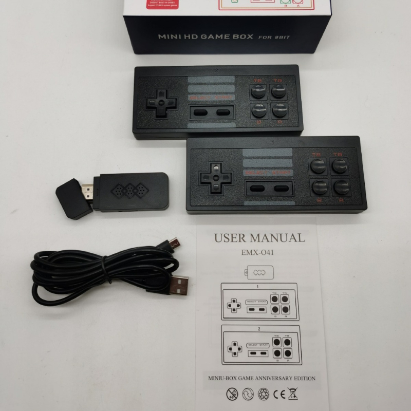 Consolă de jocuri pentru TV cu HDMI, 128MB memorie, suport pentru controlere wireless și cablate, nivel de intrare