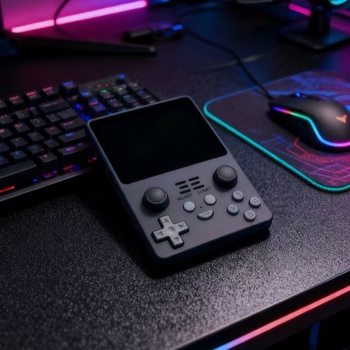 Consolă portabilă de jocuri nostalgic cu ecran IPS HD, stil retro PSP, 16 GB memorie, cod deschis