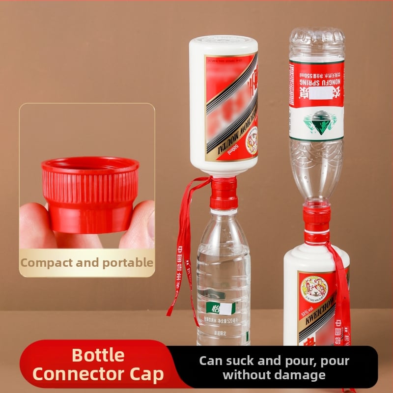 Deschizător de sticle multifuncțional cu deschiderea capacului fără deteriorare și adaptor de conectare pentru turnare, logo personalizabil