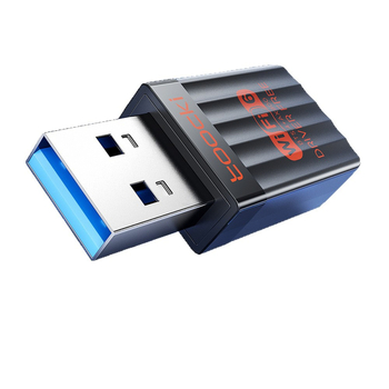 Toocki AX900 USB cardă de rețea wireless – Fără driver, Bluetooth 5.4, WiFi 6, Dual-band 2.4/5 GHz, 600 Mbps