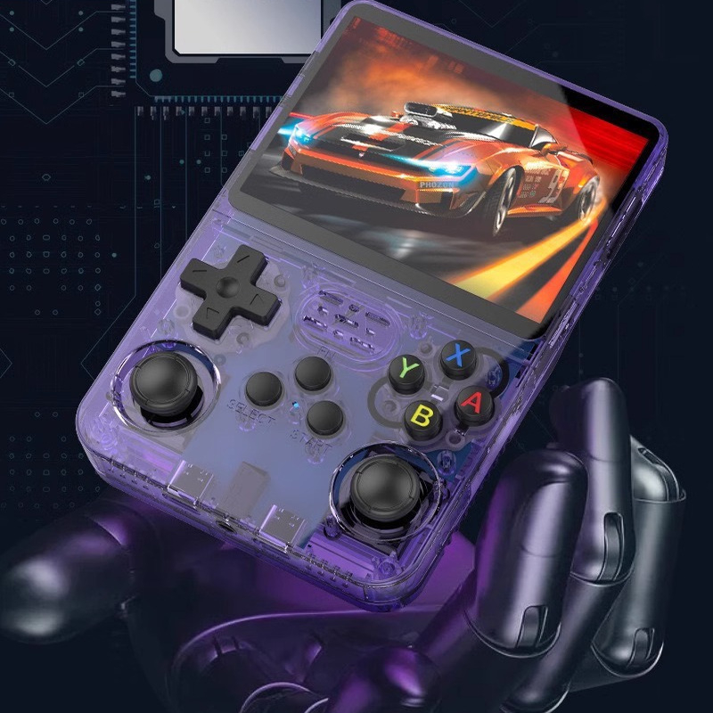 Prijenosna retro igraća konzola R36S – 64GB/128GB, 1080p, USB, bežični