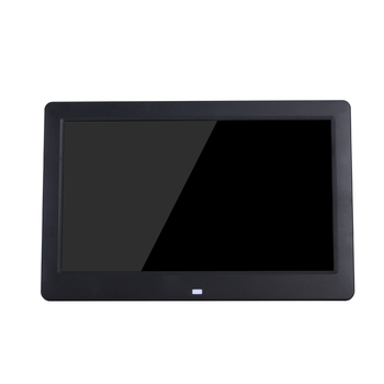 Reklámkijelzővel ellátott digitális fotókeret, 1024×600 felbontás, BMP/JPEG támogatás, SD/USB/TF kártya, zene- és videólejátszás, TV kimenet, ultra-szűk keret