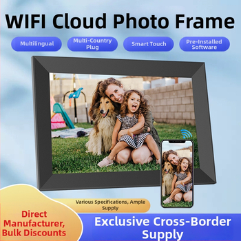 Inteligentný cloudový digitálny rám na fotky s rozlíšením 1280×800, 32 GB úložiska, podpora TF karty, dotykové ovládanie a ovládanie cez aplikáciu