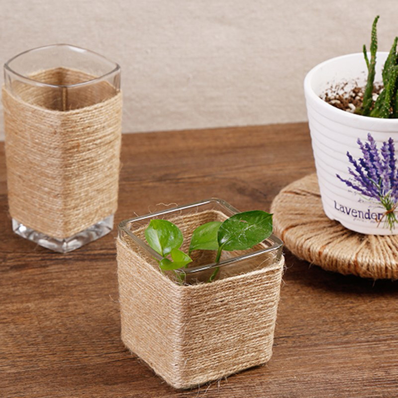 Sisal špaga za DIY projekte — debeli i tanki varijanti; snaga kidanja 2 kg; nosivost 8 kg; pogodno za ručno pletene cvjetove, torbe i dekoracije.