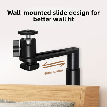 Suport de proiector pe podea pentru uz casnic — montaj fără găuri, tavă ascunsă, plasare lângă canapea, lângă perete. Brand Junyi