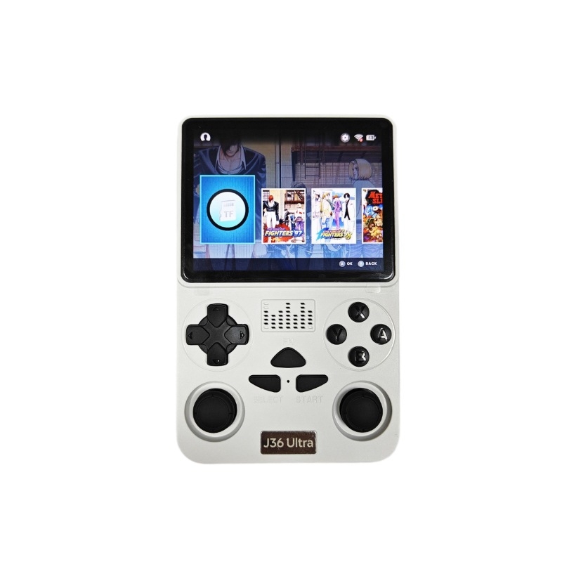 J36 Ultra Prenosna igraća konzola – Android, Nostalgijski stil, 64-bitna, 1GB RAM, USB-C, 3,5 mm jack, Bežično, Za jednog igrača, 14+