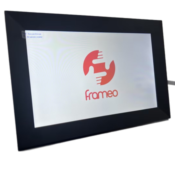 Android-alapú 10,1 hüvelykes digitális fotókeret, 1280x800 felbontás, 16GB tárhely, SD/USB támogatás