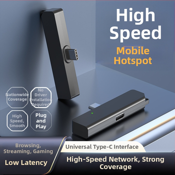 Prijenosni WiFi dongle, 150 Mbps, 2,4 GHz, 802.11n, Type-C povezivanje, podrška Android aplikacije, za poslovna putovanja