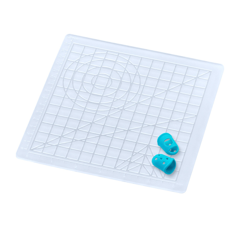 Pad za 3D pisač, kvadratni silikon šablona za DIY crtanje