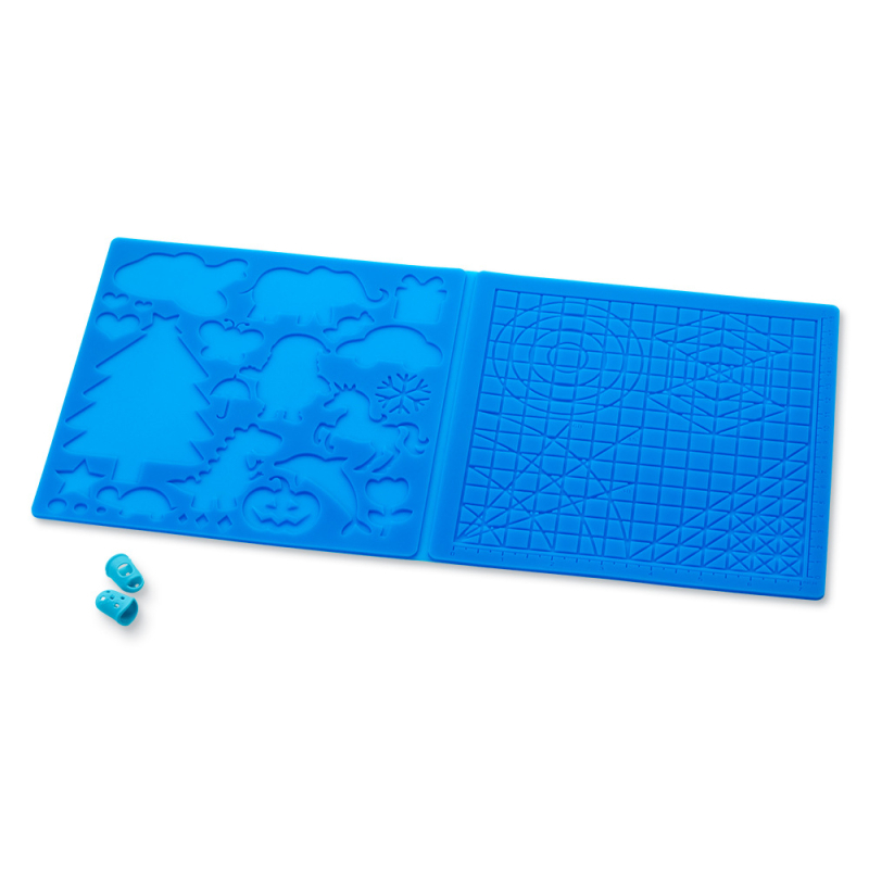 Pad za 3D pisač, kvadratni silikon šablona za DIY crtanje