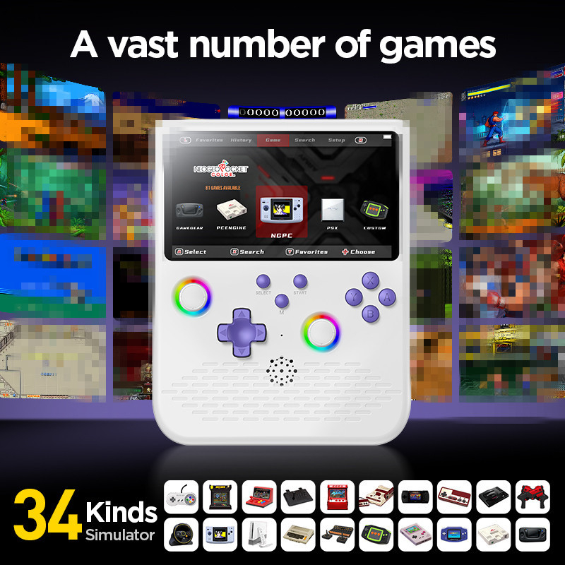 Consolă portabilă H5 – RPG, versiune simplă, procesare OEM, stil nostalgic
