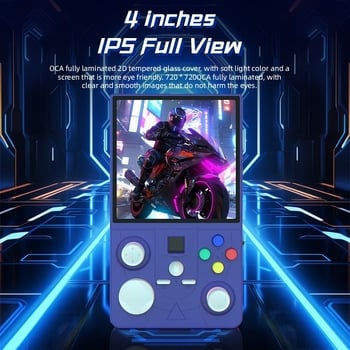DC40V prijenosna igraća konzola s otvorenim sustavom Linux, 4-inčni zaslon, Wi-Fi online multiplayer, vibracije, PSP igre, 64GB/128GB memorije