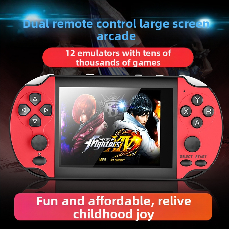 Consolă portabilă de jocuri cu două joystickuri, emulator PSP, 8GB memorie, interfață USB, ieșire AV, conexiune wireless, RPG