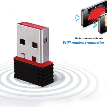 Carte de rețea wireless USB, fără driver, 150 Mbps, pentru desktop și laptop