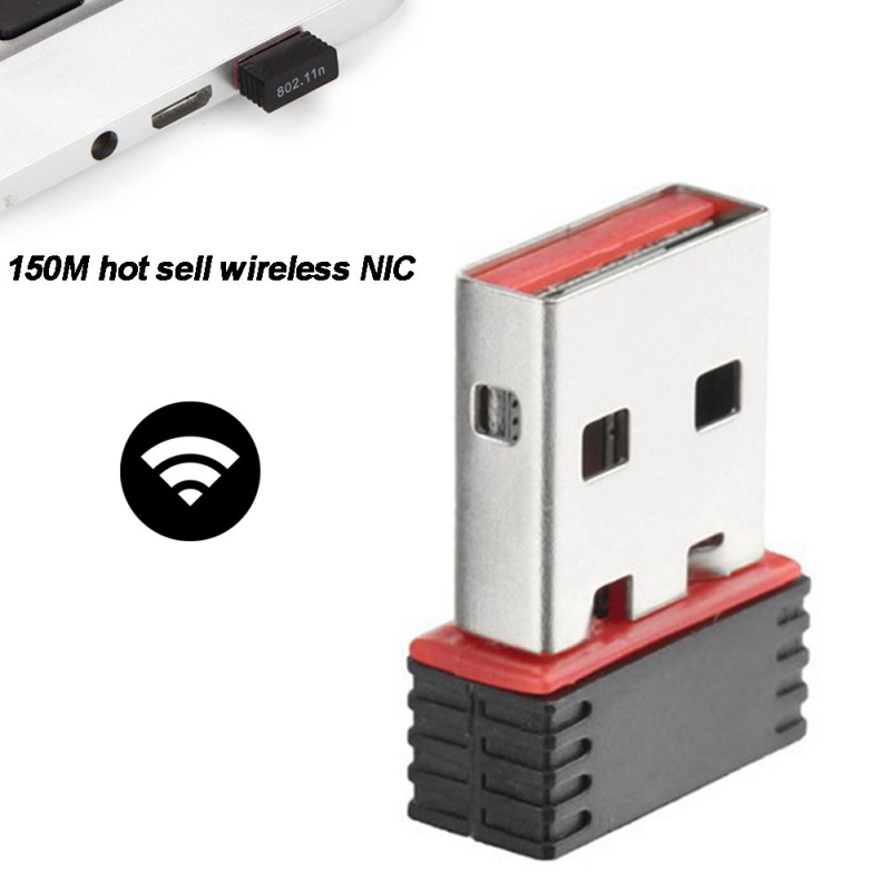 Carte de rețea wireless USB, fără driver, 150 Mbps, pentru desktop și laptop