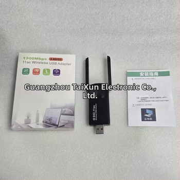 Dvopojasni 5GHz USB bežični mrežni adapter za desktop računalo, 1300 Mbps, bez upravljačkog programa