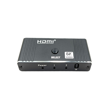Switch HDMI 2 intrări/1 ieșire, cu telecomandă, 8K60Hz, compatibil cu toate sistemele, pentru comutarea afișajului PC/TV, garanție de 1 an