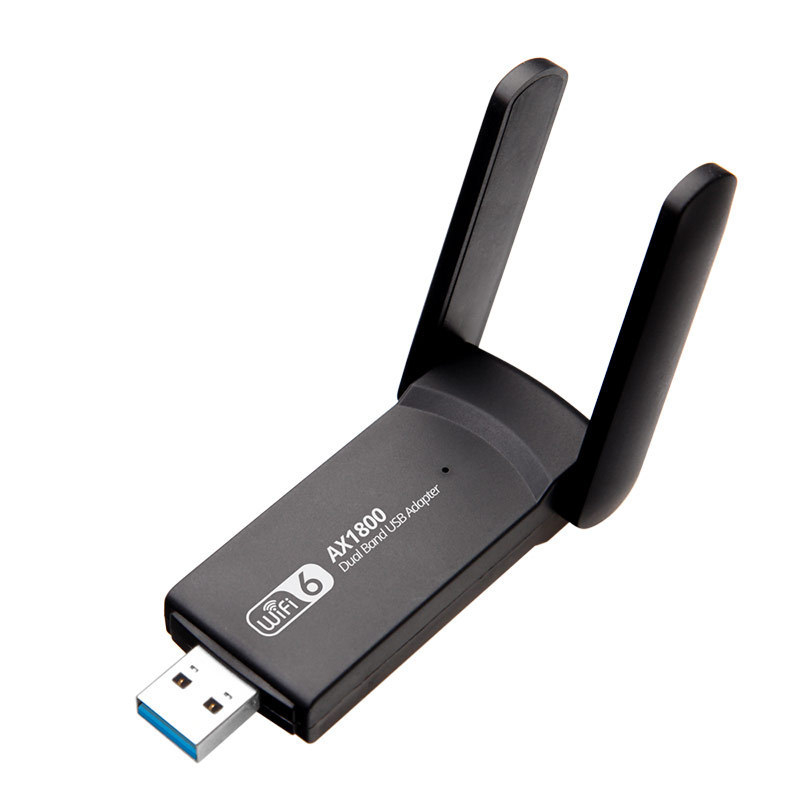 USB 3.0 bežična mrežna kartica AX1800M bez upravljačkih programa, dvostruki pojas 2,4 GHz/5,8 GHz, 1800 Mbps, podržava IEEE 802.11b/g/n/ac