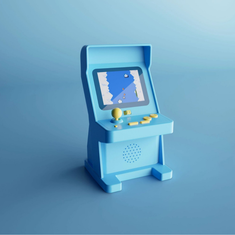 Consolă portabilă retro pentru jocuri – design nostalgic, jocuri clasice, software original, 1GB memorie, interfață USB, conectare prin cablu, OS 6502