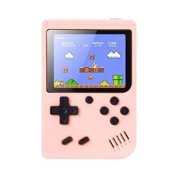 500-in-1 prijenosna retro konzola u stilu makaron s TV povezivanjem — 8-bitni OS, 1GB RAM, USB sučelje, AV izlaz