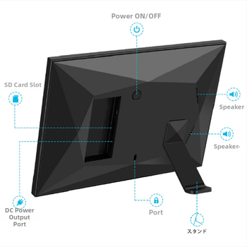 Frameo cloudový rám na fotky WiFi, 16 GB pamäť, podpora TF karty, dotykový HD IPS displej