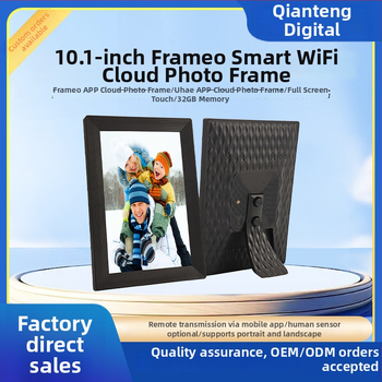 Digitálny rám na fotky s cloudovým albumom, dotykovým ovládaním a Wi-Fi; prehrávanie videa, 1280x800, 32GB, podpora Mini SD