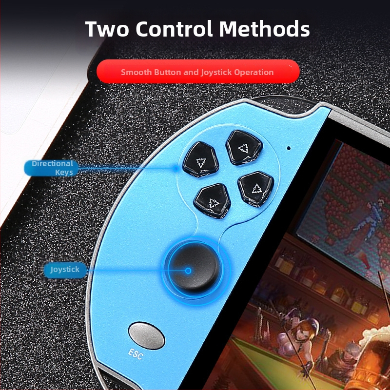 X12Plus dvojjoysticková prenosná herná konzola, 7-palcový HD displej, PSP štýlu prenosná arcade konzola s 16 GB pamäťou