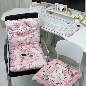 Електрически загряваща седалкова възглавничка с интегрирана облегалка за офис, USB захранване, повърхност от естествена кожа, унисекс