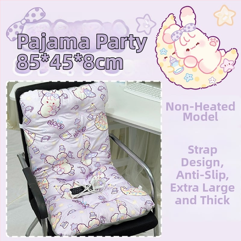 Електрически загряваща седалкова възглавничка с интегрирана облегалка за офис, USB захранване, повърхност от естествена кожа, унисекс